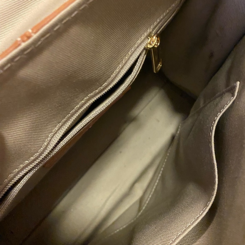 Talbots Brown Leather Satchel - Picture 5 of 5
